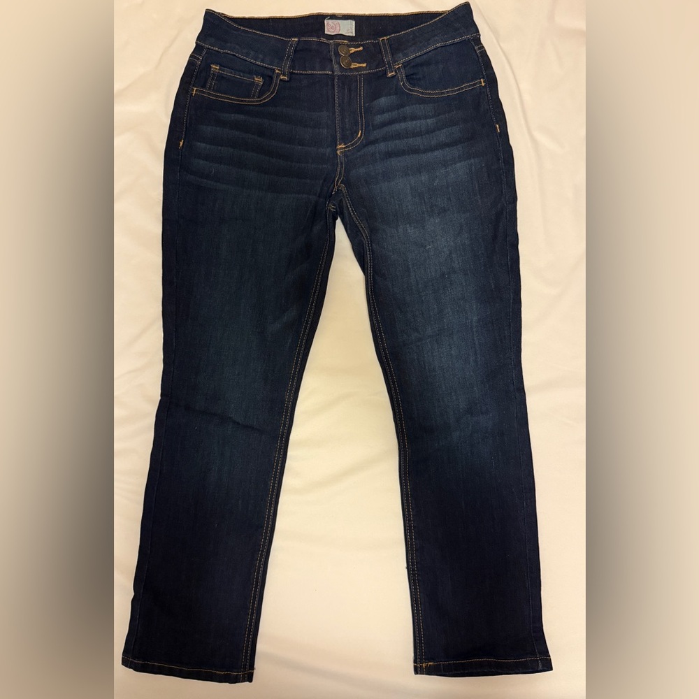 SO Women's Dark Indigo Cropped Jeans